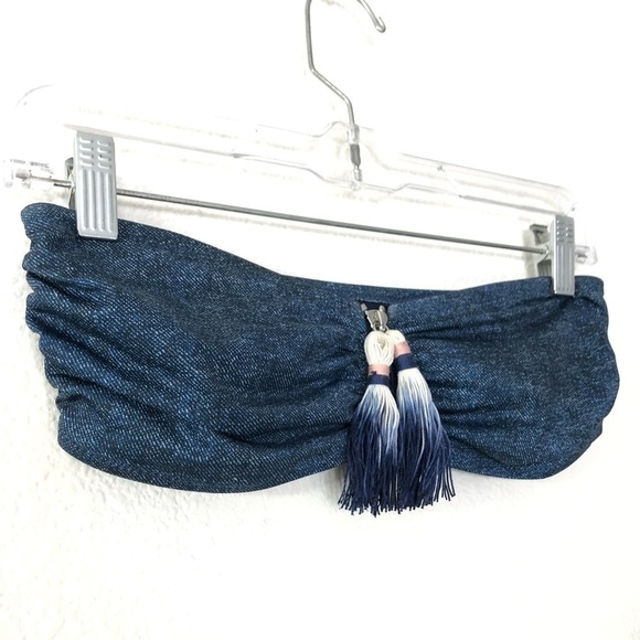 H&M Blue Zipper Bandeau - Picture 3 of 5